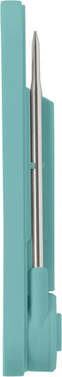 Taylor Precision Products Folding Stem Display Food Instant Read Digital Thermometer, 0.7 Inch LCD Readout, Teal