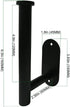 Heavy-Duty Calegency Self Adhesive Toilet Paper Holder, SUS304 Wall Mounted Toilet Roll Holder Drilling Optional, Matt Black Bathroom Toilet Paper Rack