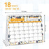 Desk Calendar 2023-2024, Monthly Desktop Calendar, Standing Flip Calendar with Thick Paper(Jan. 2023 - Jun. 2024, 10" x 8.25" ), Academic Year Standing Desk Calendar with Planner Stickers
