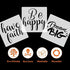 9 Pieces Word Stencils Inspirational Quote Stencils Resuable Plastic Motivational Templates for Word Art Works, Home Decor & DIY Projects