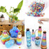 ELONGDI Water Beads Pack Rainbow Mix 50,000 Beads Growing Balls, Jelly Water Gel Beads for Spa Refill, Kids Sensory Toys , Vases, Plant, Wedding and Home Decor