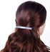 FSMILING 4"long Skinny Hair Barrettes Large Automatic Hair Clip Tortoise Shell Hair Accessories For Women Girls Thick Hair,4 Color Available (4 Packs)