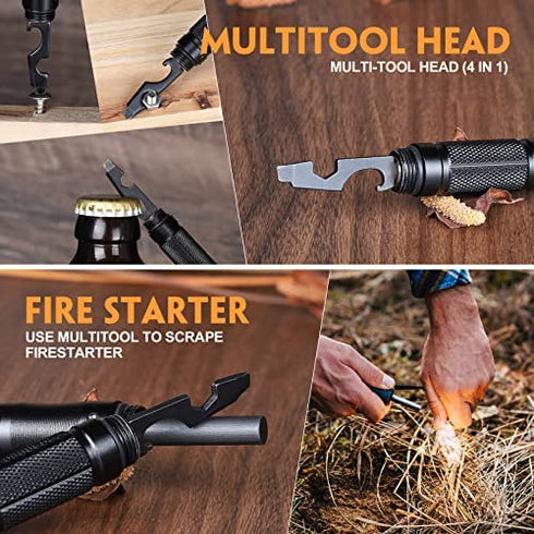 Gifts for Men Dad Him,Christmas Stocking Stuffers for Men,Tactical Pen (8-in-1),Cool & Unique Anniversary Birthday Gifts for Boyfriend Husband,Valentines Day Box