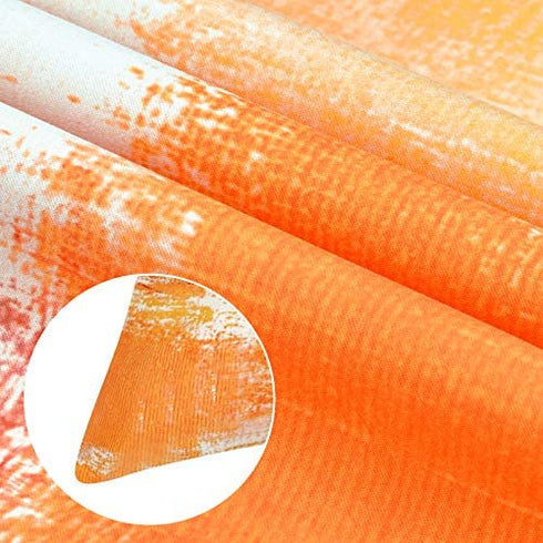 Yastouay Orange Throw Pillow Covers Burnt Orange Grey Pillow Covers Set of 4 Decorative Cushion Covers for Couch Living Room Home Decor, 18 x 18 inches