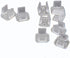 99 Lighting 200 Pieces LED Neon Mounting Clips,Install Fittings Clips,Fixing Clips Accessories for 6mm 6x12mm Silicone led neon Flex Strip Lighting,Make The neon Signs (6mm)