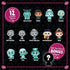 Just Play Disney Doorables The Haunted Mansion Collection Peek, Includes 12 Exclusive Mini Figures, Styles May Vary, Amazon Exclusive