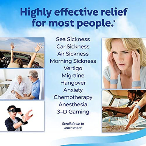 Sea-Band Anti-Nausea Acupressure Wristband for Motion & Morning Sickness