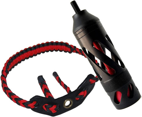 TOPARCHERY Compound Bow Aluminum Stabilizer with Wrist Bow Sling Braided Hunting Shooting Target