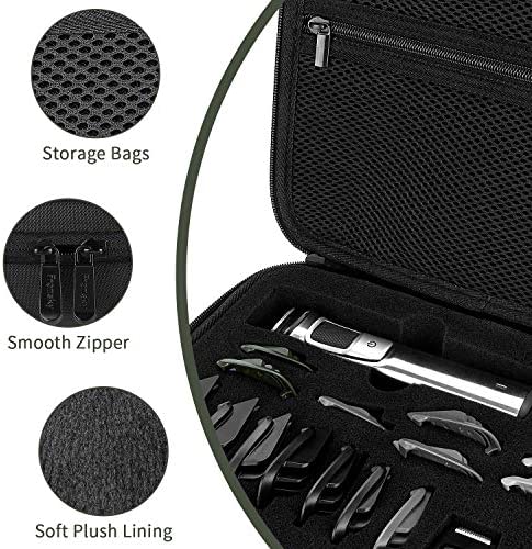 Yinke Case for Philips Norelco Multigroom Series 7000 MG7750/49 Beard Trimmer & attachments, Travel Storage Bag Hard Case Organizer (Series 7000)