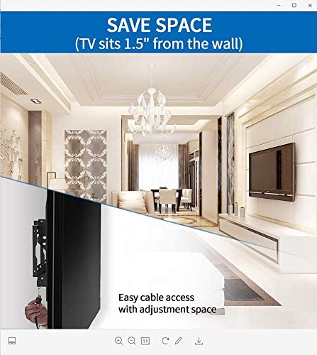 JUSTSTONE Tilting TV Wall Mount Bracket for Most 32-83 Inches LED LCD OLED 4K Curved Plasma Flat Screen TVs,Tilt Mounting with VESA 600x400mm Holds up to 165 LBS, Fits 16",18",24"Studs,Can Be Leveled