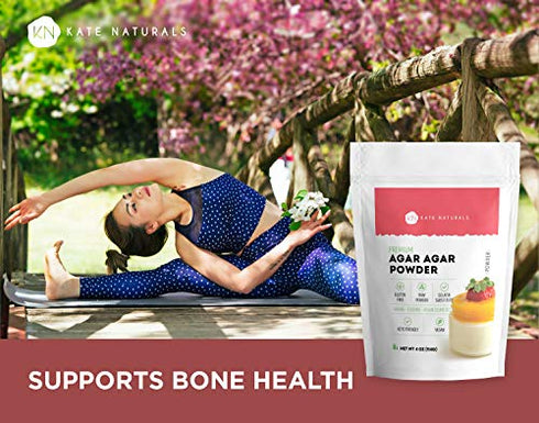 Agar Agar Powder for Vegans, Baking, and Petri Dishes (4oz) - Kate Naturals. Substitute Unflavored Gelatin Powder & Thickener for Vegan Jello & Gelatin Sheets. Keto-Friendly, Non-GMO & Gluten Free
