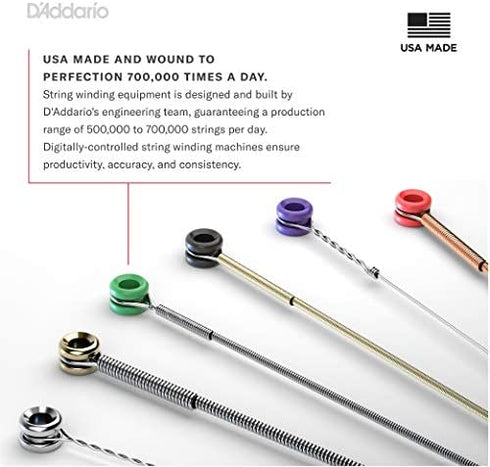 D’Addario EXP16 Coated Phosphor Bronze Acoustic Guitar Strings, Light, 12-53 – Offers a Warm, Bright and Well-Balanced Acoustic Tone and 4x Longer Life - With NY Steel for Strength and Pitch Stability