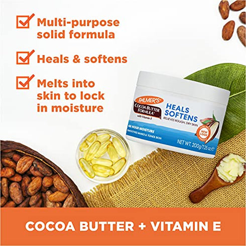 Palmer's Cocoa Butter Formula Daily Skin Therapy Solid Lotion, 7.25 Ounces