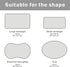 BlueSnail Quilted Fitted Waterproof Cradle Sheet, Comfortable and Soft Bassinet Pad Cover 2 Pack (Gray Quilted )¦