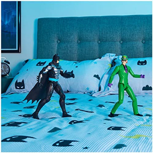 DC Comics Batman 12-inch The Riddler Action Figure, Kids Toys for Boys Aged 3 and up