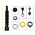 KP KOOL PRODUCTS Retail Pack Flexible Replacement Gas Spout with 2 Screw Collar Caps(1 Fine & 1 Coarse - Fits Most Of The Cans), 2 Base Caps, 1 Stopper Cap and 1 Stainless Steel Filter/Flame Arrestor.