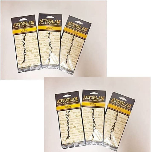 Tyler Candles Autoglam Auto Air Freshener, Diva (6 pack)