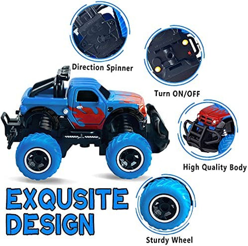 Toys for 3 4 5 6 7 Year Old Boys, Remote Control Car Toys for Kids RC Trucks Toy for Boys Age 3 4 5 6, 1/43 Scale RC Car toys for 3-7 Year Old kids, Toddler Toys Birthday Gift for 3-5 Year Old Boys