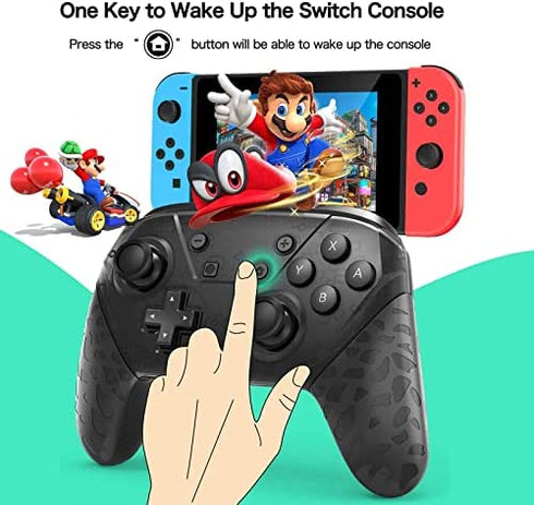 YCCTEAM Wireless Pro Controller Gamepad Compatible with Switch Support Amibo, Wakeup, Screenshot and Vibration Functions