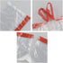 Joyeen 5 Gallon Drawstring Garbage Bags, Clear Trash Bags, 108 bags
