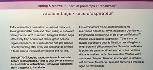 Febreze Vacuum Bags, Bissell Style 7, Pack of 3