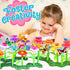 Innorock Flower Garden Building Toy Set for 3, 4, 5, 6, 7 Year Old Girls - STEM Toys for Educational Activity - Flower Stacking Toys, Preschool Learning Activity, Toddler Girl Toys, Gifts for Girls