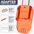 Ecarke Power Wheels Battery Adapter for Ridgid AEG 18V Hyper li-ion Battery DIY Dock Power Connector Battery Converter 12 Gauge Robotics for RC Toy Car Truck,e-Bike?with Wire Terminals?
