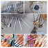 UNA GELLA Coffin Nails Tips No C Curve 216PCS Extra Long Nail Tips Clear Coffin Acrylic Nail Tips for Coffin Nails Clear Coffin Nail Tips XXL Nail Tips Coffin Fake False Nails For Nail Extension Nail Art, Home DIY Salon 12 Sizes Gelly Tips