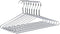 Quality Hangers 8 Heavy Duty Metal Suit Hanger Coat Hangers with Polished Chrome (Suit Coat Hanger)
