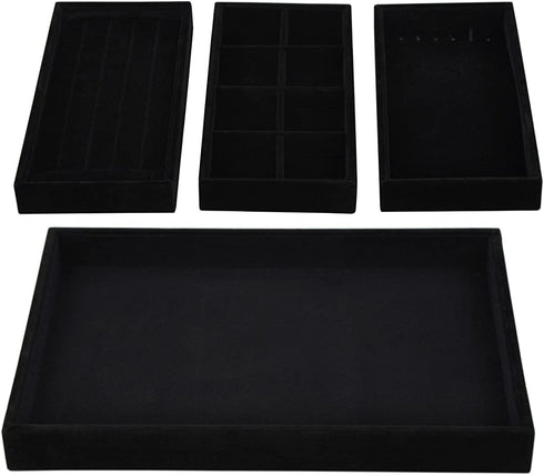 ORIGIA Drawer Organizer 4 in One Stackable Jewelry Accessary Tray Display Storage