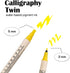 Kuretake Zig MS34008V Memory System Calligraphy Markers, Multicolor, 8-Pack
