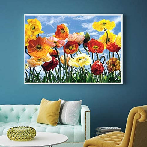 Stalente Diamond Painting Kits for Adults, Diamond Painting Flowers, Diamond Art Landscape, DIY 5D Full Round Drill Diamond Art Kits Crafts for Home Wall Decor 13.7X17.7in