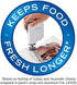 FoodSaver 1-Quart BPA-Free Multilayer Construction Vacuum Zipper Bags, 18 Count
