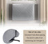 Indoor Air Conditioner Cover, AC Unit Window Cover for Inside Double Insulation with Elastic Drawstring 21 x 15 x 3.5 inches (L x H x D)