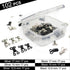Bra Hooks,102 Set Hook and Eye Latch for Clothing,Strong Metal Bra Hooks Eyes Black and Silver, 3 Sizes