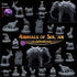 Wildspire 26 Animal Minis for DND Miniatures 28mm Unpainted Dungeons and Dragons Miniatures I for D&D Miniatures & DND Minis Fantasy RPG | for DND Figures & Tabletop Miniatures | Campaign Setting