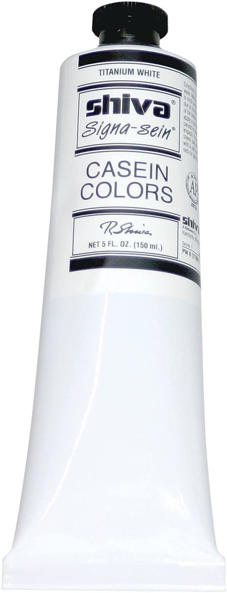 Jack Richeson 120532 Artist Casein Colors, 150-Milileter, Titanium White