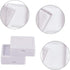 BENECREAT 24PCS White Gemstone Display Box Jewelry Box Container with Clear Top Lids, 1.57" x 0.6", for Gems, Coins?Jewelry and Valentine's Day Gift Packing