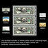 12 Sheets Paper Money Collection Supplies Pages, Currency Collecting Book Album Sleeves, 36 Pocket Money Stamp Page Holders for Standard 9-Hole Coin Collector Binder, 3 Pockets/Sheet