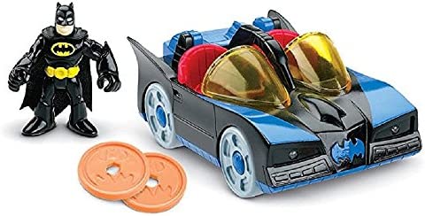 Fisher-Price Imaginext DC Super Friends, Batmobile & Cycle, What’s the coolest way for kids to cruise around Gotham City