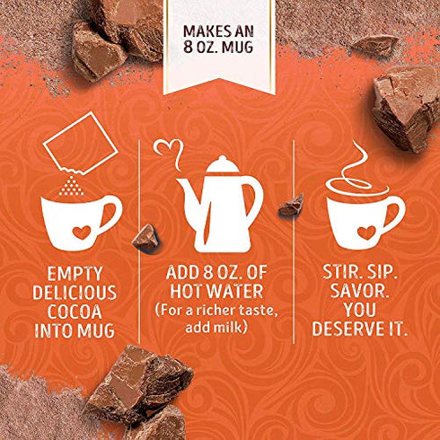 Swiss Miss Pumpkin Spice Hot Cocoa Mix, made with Premium Imported Cocoa and Real Non-Fat Milk! Gluten Free, No Artificial Colors, Flavors, Preservatives, or Sweeteners. 1 Box of 8 Envelopes.