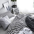 Wellboo Black Striped Pillowcases King Women Men Black and White Striped Pillow Cases Cotton Adults Teens Vertical Stripes Comforter Pillow Covers Black Striped Pillow Shams Envelope Closure 2 PCS