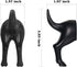 Dog Tail Hooks for Wall for Leashes,Dog Butt Hook,Key Hat Coat Towel Wall Mounted Hooks (5 Pack),Three Installation Methods