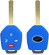 kwmobile Key Cover Compatible with Subaru - Blue