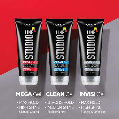 L'Oreal Paris Studio Line Mega Hair Gel, 6.8 Fl Oz