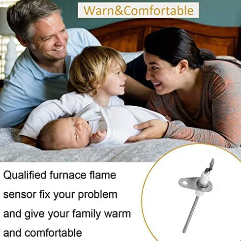 Flame Sensor for Goodman Furnace - Flame Sensor Igniter Sensing Rod for Goodman Janitrol Amana York Furnace, Replacement for The Part# 0130F00010 B1172606 B11726-06?1PACK