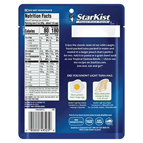 StarKist Chunk Light Tuna in Water, 6.4 oz