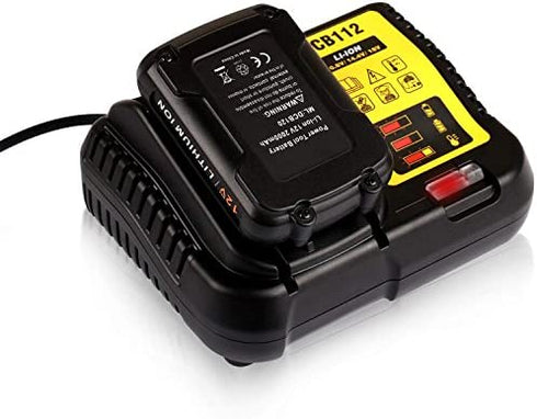 Batteriol DCB112 12V & 20V MAX Lithium-Ion Battery Charger Replacement for Dewalt DCB101 DCB105 DCB115 DCB107 - Use for DCB120 DCB127 DCB206 DCB205 DCB201