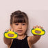 ArtCreativity Avocado Squeeze Toys for Kids, Set of 4, Scented Slow-Rise Stress Toys for Adults, Play Food for Children, Themed Party Favors, Great Gift Idea for Boys and Girls