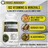 O NUTRITIONS Certified Organic Sea Moss, Super Cell Superfood Made with Organic Irish Sea Moss, Bladderwrack and Burdock Root, Wildcrafted Sea Moss Capsules, Vegan Seamoss Pill (Super Cell Superfood)